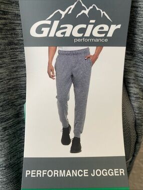 Glacier Men's Performance Jogger XL color Gray